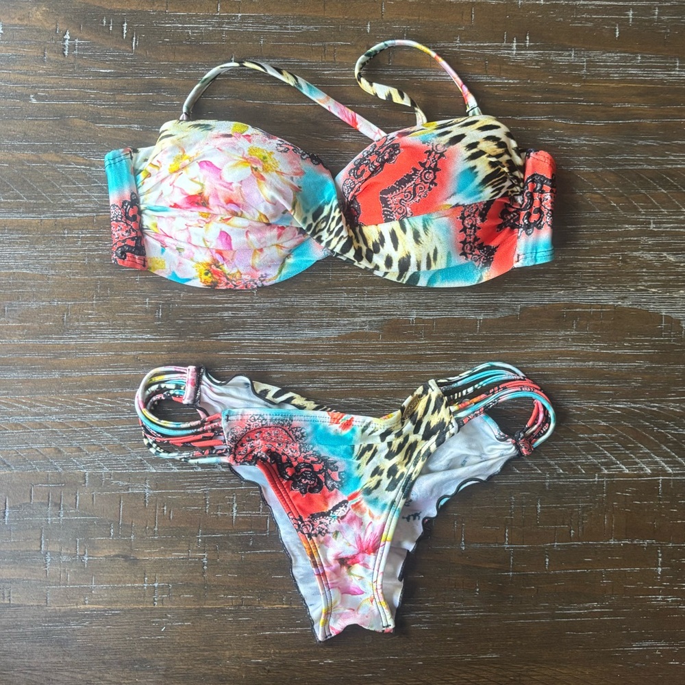 Luli Fama | Floral Leopard‎ Bikini